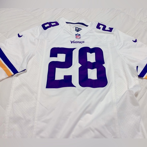 NFL NIKE ON FIELD Minnesota Vikings Peterson #28 Jersey - Picture 3 of 9